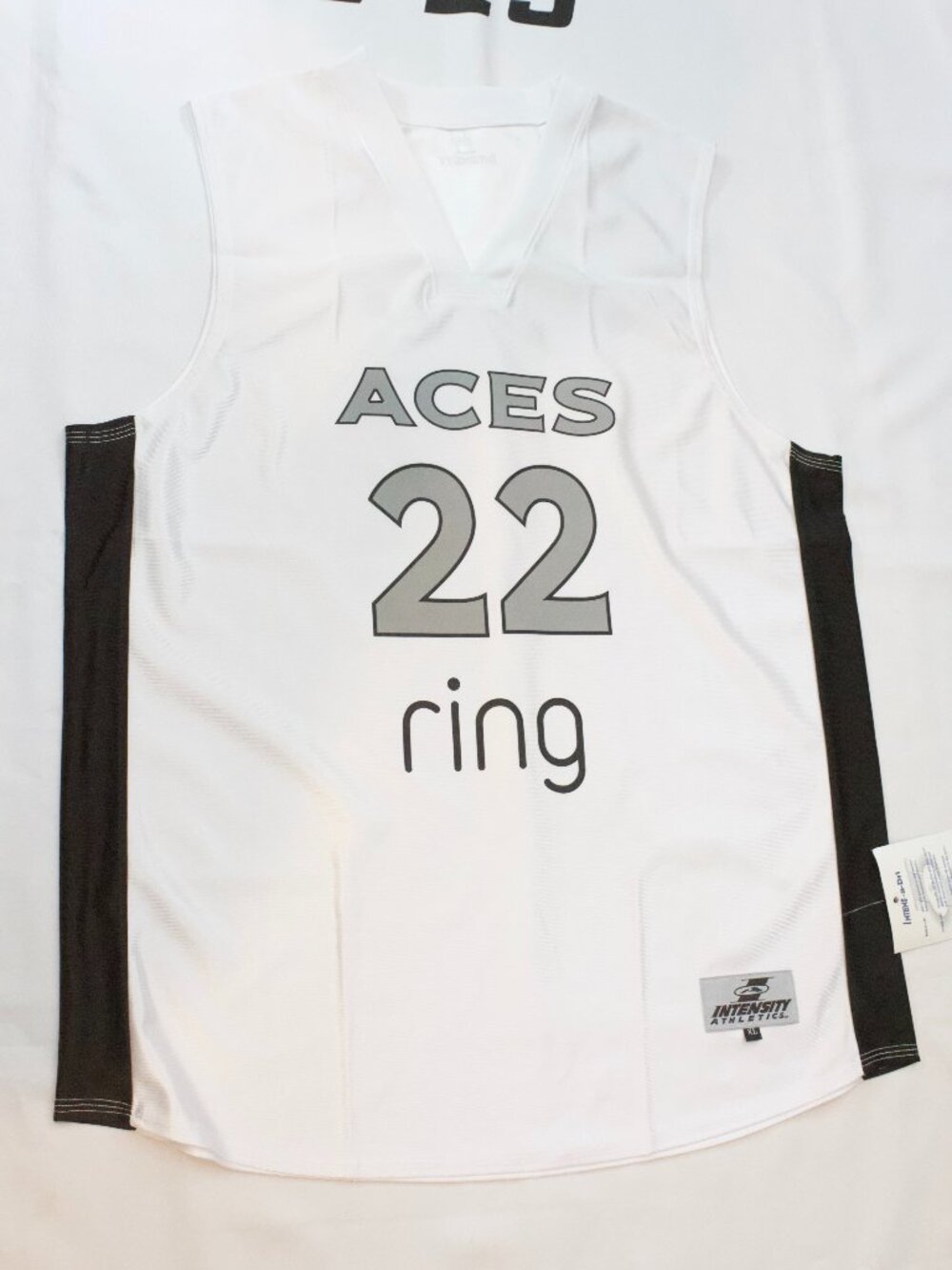 NEW Men's Las Vegas Aces Aja Wilson White Jersey Size XL